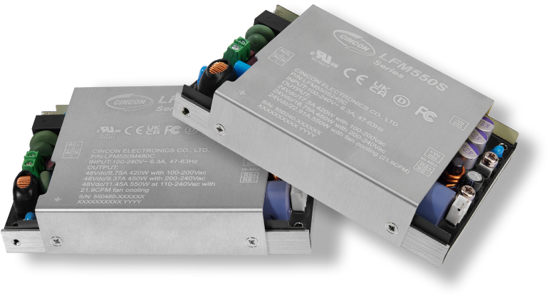 LFM550 550W fanless power supplies
